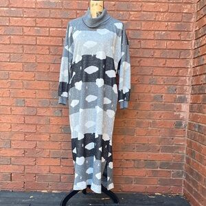 Vintage Leigh Karmitz for Periphery Night Sky Gem Star Kaftan S